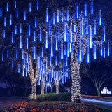 NNEOBA Colorful 50CM LED Meteor Shower Rain Lights for Festive Christmas Decor