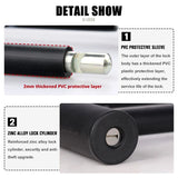 NNEOBA Heavy-Duty U-Shaped Motorcycle & Bicycle Anti-Theft Lock Black