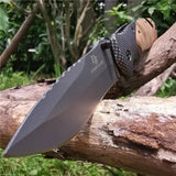 NNEOBA High-Hardness Tactical Folding Knife Brown