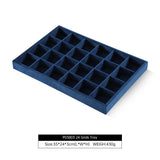 Stackable Velvet Jewelry Display Tray – Organizer for Rings, Earrings, Bracelets & Necklaces