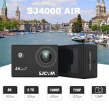NNEOBA 4K Ultra HD Action Camera 30M Waterproof Black