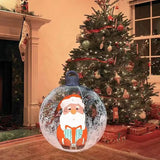 NNEOBA Santa Claus LED Transparent Ball - Christmas Inflatable Luminous Decor