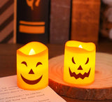6-Piece Halloween LED Candle Lights – Battery-Powered