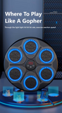 NNETM Smart Music Boxing Machine - W/ Bluetooth Connectivity and Gloves