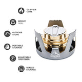 NNEOBA High-Quality Portable Alcohol Stove Grey