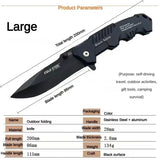 NNEOBA Ultimate Folding Pocket Knife Black
