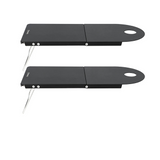 NNEOBA Petrel Ultralight Folding Camping Table 2PCS Portable Aluminum Desk Black