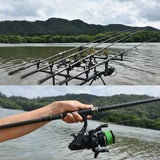 NNEOBA 2-Tips 4.2m Carbon Fiber Carp Fishing Rod Grey