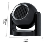 NNEOBA 12V 120W Portable Car Heater Defroster Fan Black