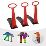 NNEOBA 3-Piece Fold-Up Snow Scooter Set for Outdoor Activities
