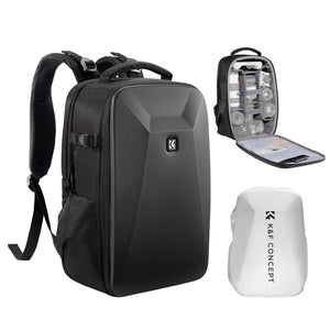 NNEOBA 22L Hard Shell Camera Backpack Black