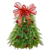 Christmas Tree Ribbon Garland Wreath