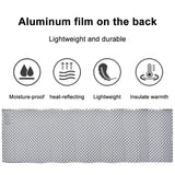 NNEOBA Waterproof Foldable Camping Mat with Aluminum Film Portable Foam Yellow