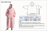 NNETM Oversized Hooded Fleece Blanket for Adults