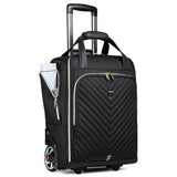 18-Inch Rolling Laptop Trolley Bag – Softside Carry-On Business Travel Briefcase