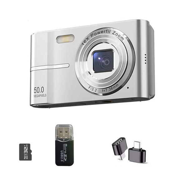 NNEOBA Digital Camera HD Video Recorder Silver
