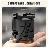 NNEOBA 2600W Infrared Camping Stove Black