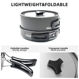 NNEOBA Camping Cookware Set Portable