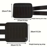 NNEOBA 4pcs Adjustable Ankle Weights – Weight-Bearing Sandbags for Running & Fitness Training