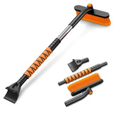Extendable Car Snow Brush & Ice Scraper – Detachable Windshield Snow Removal Tool