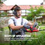 NNEOBA Rechargeable Noise Reduction Earmuffs Yellow