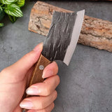 NNEOBA Hand-Forged Cleaver Boning Knife Brown