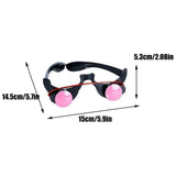 Halloween Horror Red Eye Glasses Props Funny Scary Horror Glasses Party Tricky Eyes Cosplay Prop Glow In The Dark