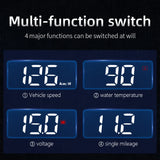 NNEOBA M3 Car HUD Display High Definition Windshield Projection Black