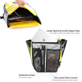NNEOBA 20L Rear Rack Bike Bag Waterproof Polyester Trunk Pannier Yellow