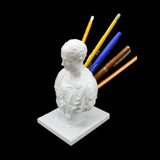 NNEOBA Julius Caesar statue Office Desk Pen Holder