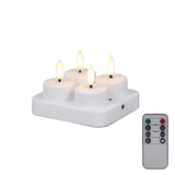 4Pcs LED Flameless Candle Lights – Battery-Operated