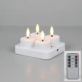 4Pcs LED Flameless Candle Lights – Battery-Operated