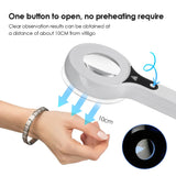 NNEOBA UV Skin Analyzer for Beauty and Facial Testing - Wood Lamp Light Detection