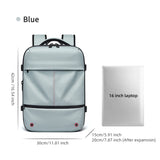 NNEOBA Expandable Laptop Backpack 40L Blue