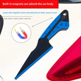 Magnetic Car Windshield Squeegee – Wide Rubber Water Scraper for Glass, Vinyl Wrap & Window Tint