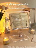 NNEOBA Luxury Lifted Acrylic Laptop Stand: 180° Rotatable, Ergonomic Design