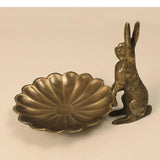 NNEOBA Whimsical Rabbit Brass Ornaments: Artistic Charm for Home Decor"