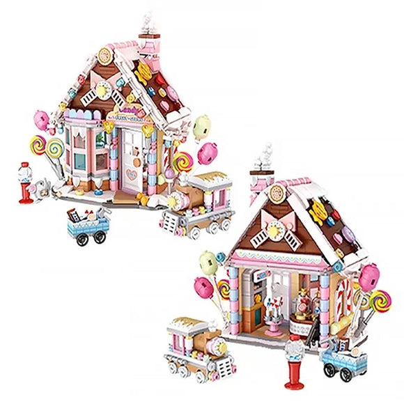 NNEOBA 781PCS Candy House Building Blocks