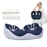 NNEOBA Memory Foam Sit Bone Relief Cushion Ergonomic Support Blue