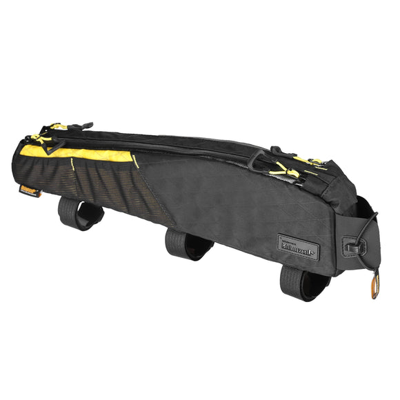 NNEOBA Large Water-Resistant Top Tube Bike 2.1L Extra-Long Frame Bag Yellow