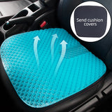 NNEOBA Honeycomb Gel Seat Cushion Breathable Double-Layer Egg Cushion Blue