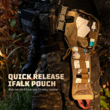 NNEOBA Large Medical Pouch Tactical First Aid EMT Waist Bag Camo