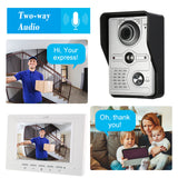 NNEOBA 7-Inch Wired Video Doorbell Intercom