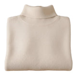 Merino Wool Turtleneck Sweater for Women