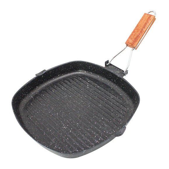 NNEOBA 1pc Foldable Iron Steak Skillet