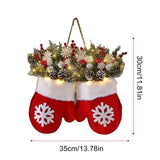 LED Christmas Mitten Wreath