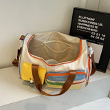 NNEOBA Travel Duffel Bag Off White