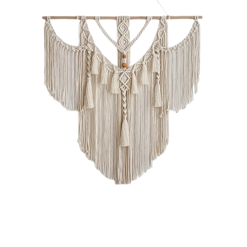 NNEOBA Boho Chic: Handwoven Macrame Wall Hanging Tapestry with Tassels