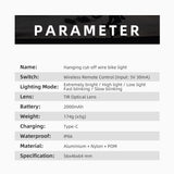 NNEOBA Ultra-Bright 1600 Lumen Bike Headlight Remote White