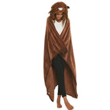 NNEOBA Cartoon Animal Wearable Blanket Hoodie